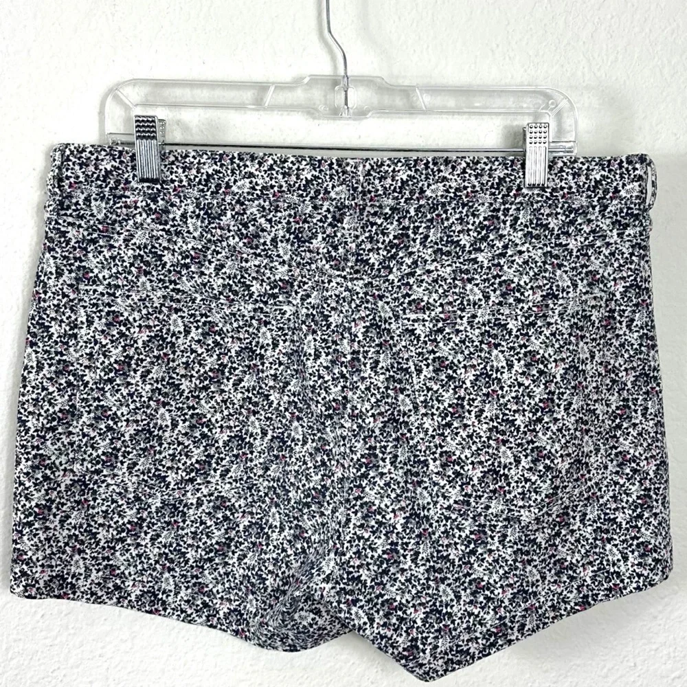 J. Crew Liberty London Floral Denim Stretch Shorts Size 10 44076